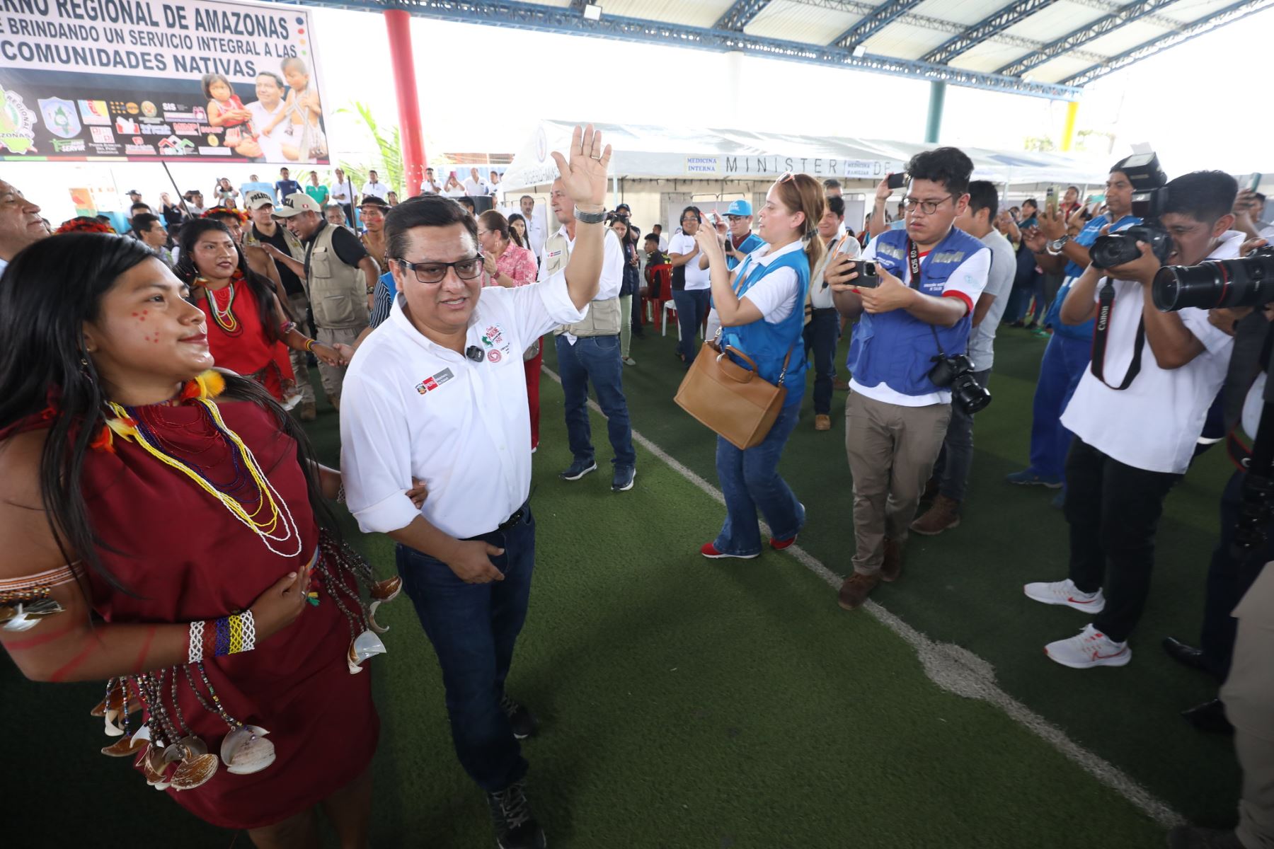 Amazonas: ministro Vásquez anuncia inicio de obras del Centro de Salud ...