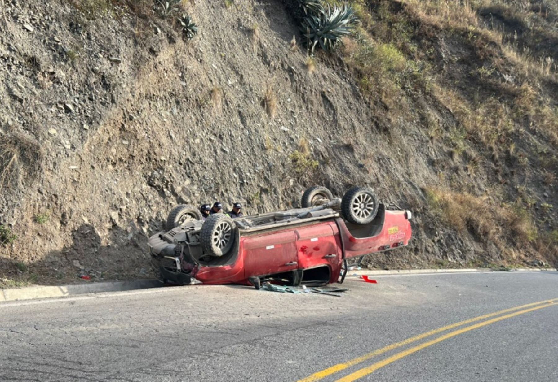 La Libertad: despiste de camioneta deja cuatro heridos en Otuzco ...